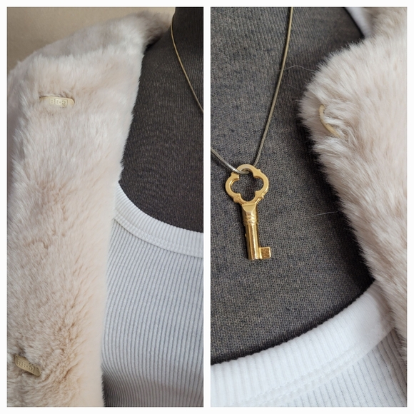 FAUX Fur coat  / L - Picture 4 of 7